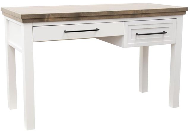 Legends Home Nora Barnwood/Jasmine White 49" Writing Desk-0