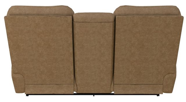 La-Z-Boy® Trouper Camel Power Reclining Loveseat with Console and Headrest-3