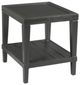 England Furniture Oliver Black Rectangular End Table-0