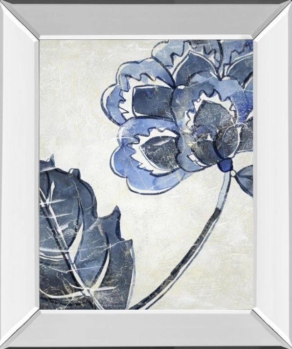 Classy Art Vintage Porcelain III by Chariklia Zarris Mirrored Frame Wall Art-0