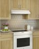 Broan® Glacier BCSEK1 Series 36" White Under Cabinet Range Hood-4