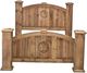 Vintage Furniture Casa Wax King Panel Bed-0