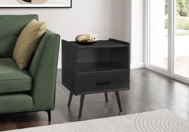 Monarch Specialties Inc. Black End Table -2