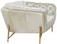 VIG Furniture Divani Casa Stella Beige Velvet Loveseat-2