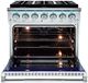 VEZENI Reminiscia 36" Stainless Steel Pro Style Dual Fuel Range-2