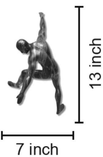 Classy Living Off the Wall Man in Black and Silver Wall Art-1