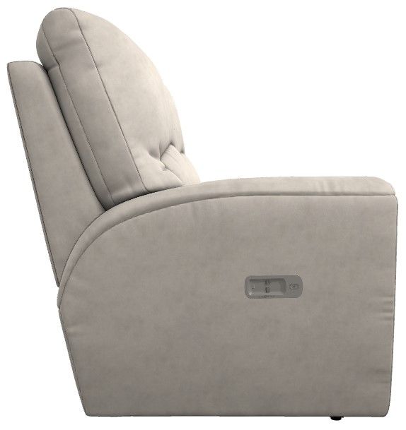 La-Z-Boy® Cassian Oyster Power Reclining Loveseat with Headrest-3