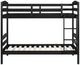 Homelegance® Lani Wire Brushed Black Twin over Twin Youth Bunk Bed-4