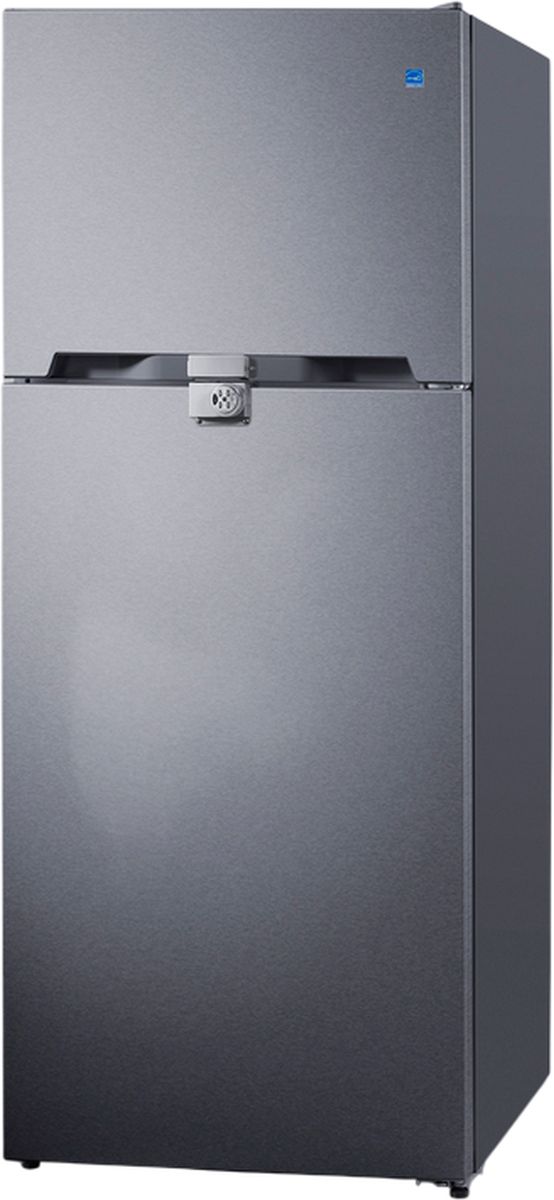 Summit® 28" 14.3 Cu. Ft. Stainless Steel Counter Depth Top Freezer Refrigerator-1
