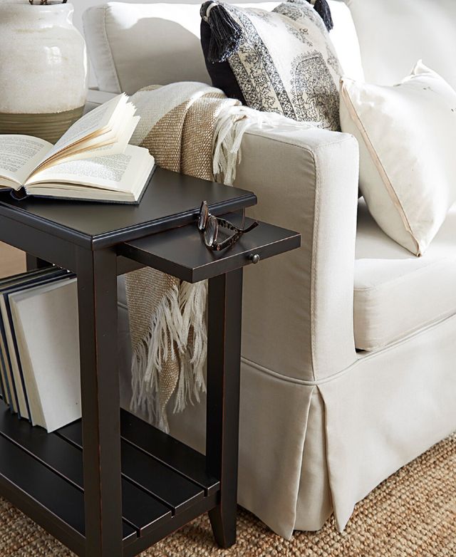 Null Furniture 6618 Black Chairside End Table-1