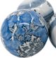 A & B Home 4-Piece Blue/White Decorative Balls-1
