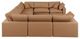 Meridian Furniture Comfy 8-Piece Cognac Modular Sectional Sofa-2