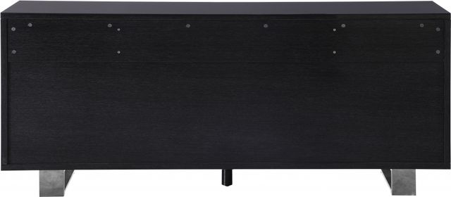 Meridian Furniture Excel Gray/Chrome Sideboard and Buffet-1