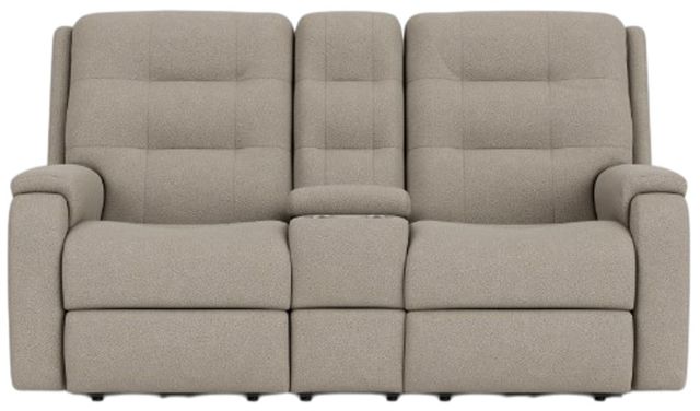 Flexsteel® Customizable Arlo Power Reclining Loveseat with Console and Power Headrests-1