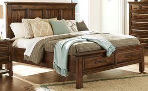 Napa Furniture Design Hill Crest Brown 3pc Queen Storage Bedroom Group