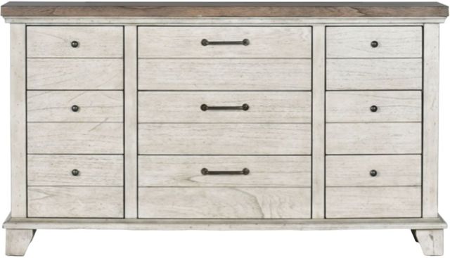 American Wholesale Furniture Deer Creek Brown/White Dresser-0