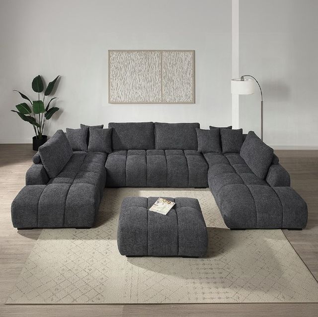 ACME Furniture Chosen Gray Ottoman-2