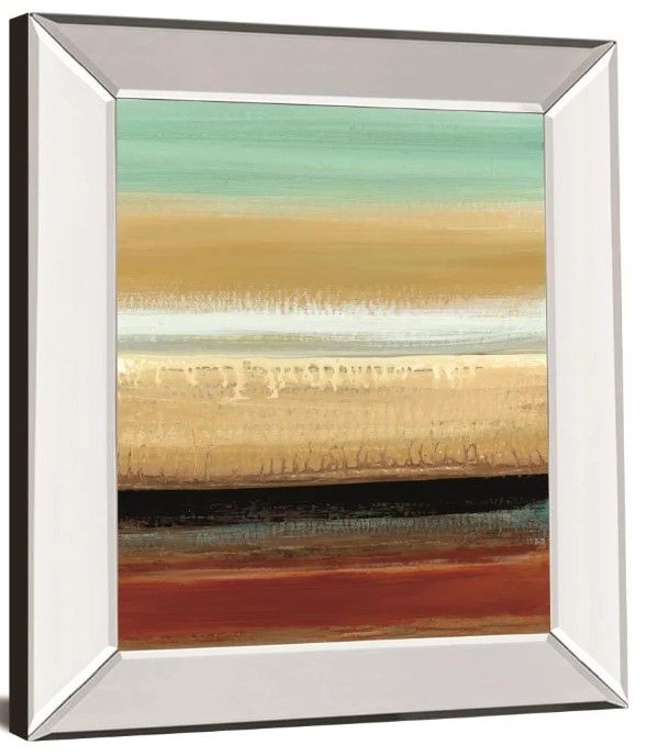 Classy Art Horizon Lines I By Tesla, C Mirror Framed Wall Art-0