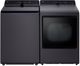 LG Matte Black Top Load Washer & Electric Dryer Laundry Pair-0