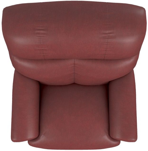 La-Z-Boy® Reed Wine Leather Manual Wall Recliner-5
