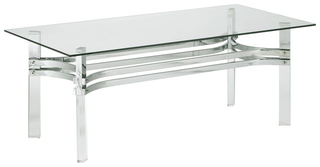 Signature Design by Ashley® Braddoni 2-Piece Chrome Living Room Table Set-1