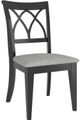 Canadel® Gourmet Black/Gray Upholstered Side Chair-0