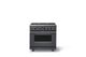 Viking® 7 Series 36" Cast Black Pro Style Liquid Propane Gas Range-0