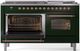 Ilve® Nostalgie II Series 60" Emerald Green Pro Style Dual Fuel Range-2