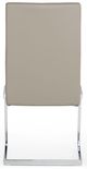 VIG Furniture Modrest Batavia 2-Piece Gray/Stainless Steel Dining Chair Set-3