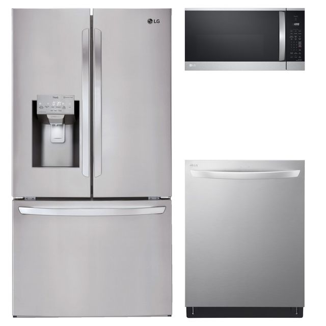 LG 3 Piece Stainless Steel Kitchen Package-0