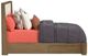 Flexsteel® Normandy Cream/Driftwood King Upholstered Panel Storage Bed-4