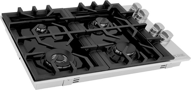 ZLINE Professional 30" Black Porcelain Gas Dropin Cooktop-1