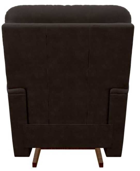 La-Z-Boy® Fulton Dark Chocolate Leather Power Rocking Recliner with Headrest-4