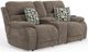 iAmerica Bonnie Mushroom Zero Gravity Layflat Power Reclining Console Loveseat with Heat and Massage-0