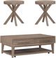 Liberty Furniture Brentwood 3-Piece Sandstone Living Room Table Set-0