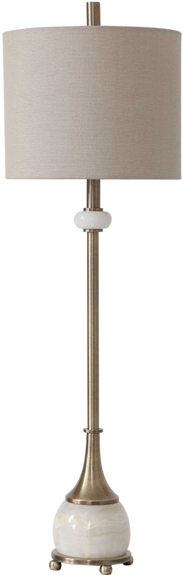 Uttermost® Natania Plated Brass Buffet Lamp-3