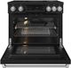 Thor Kitchen® Gordon Ramsay Collection 36" Black Pro Style Induction Range with Tilt Panel Touch Control and Stainless Steel Trim-1