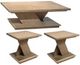 Liberty Furniture Aspen Sky 3-Piece Weathered Saddle Brown Occasional Table Set-0