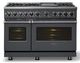 Viking® 7 Series 48" Cast Black Pro Style Dual Fuel Range with 12" Griddle-3