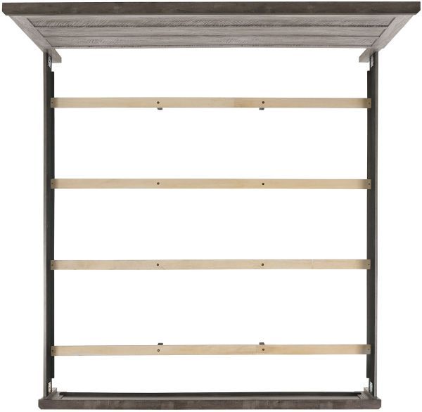 Elements International Millers Cove 4-Piece Gray King Panel Bedroom Set-3