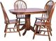 TEI Colonial Windsor Burnished Walnut Side Chair-1