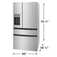 Frigidaire® 36" 26.3 Cu. Ft. Fingerprint Resistant Stainless Steel Look French Door Refrigerator-4