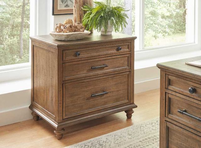 aspenhome® Hensley Honey Workstation Combo File Cabinet-1