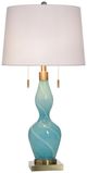 Stylecraft Shulen Blue/Gold Table Lamp-1
