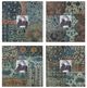 A & B Home 4-Piece Multicolored 9.8" Photo Frame-0