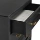 Currey & Company Verona Black Lacquered Linen Chest-4