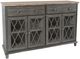 Jofran Inc. Aurora Hills Bisque/Brushed Gray 4-Door Accent Chest-0