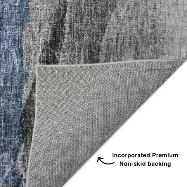 Dalyn™ Rug Company Boca BO6 Pewter 5'x8' Area Rug-3