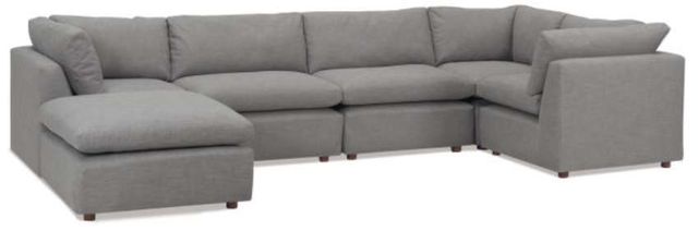 Parker Southern Indulge 6 Pieces Titus Cloud/Carolina Cherry Sectional Set-1