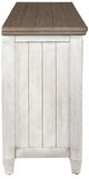 Liberty Furniture Heartland Antique White/Tobacco Tile TV Console-2